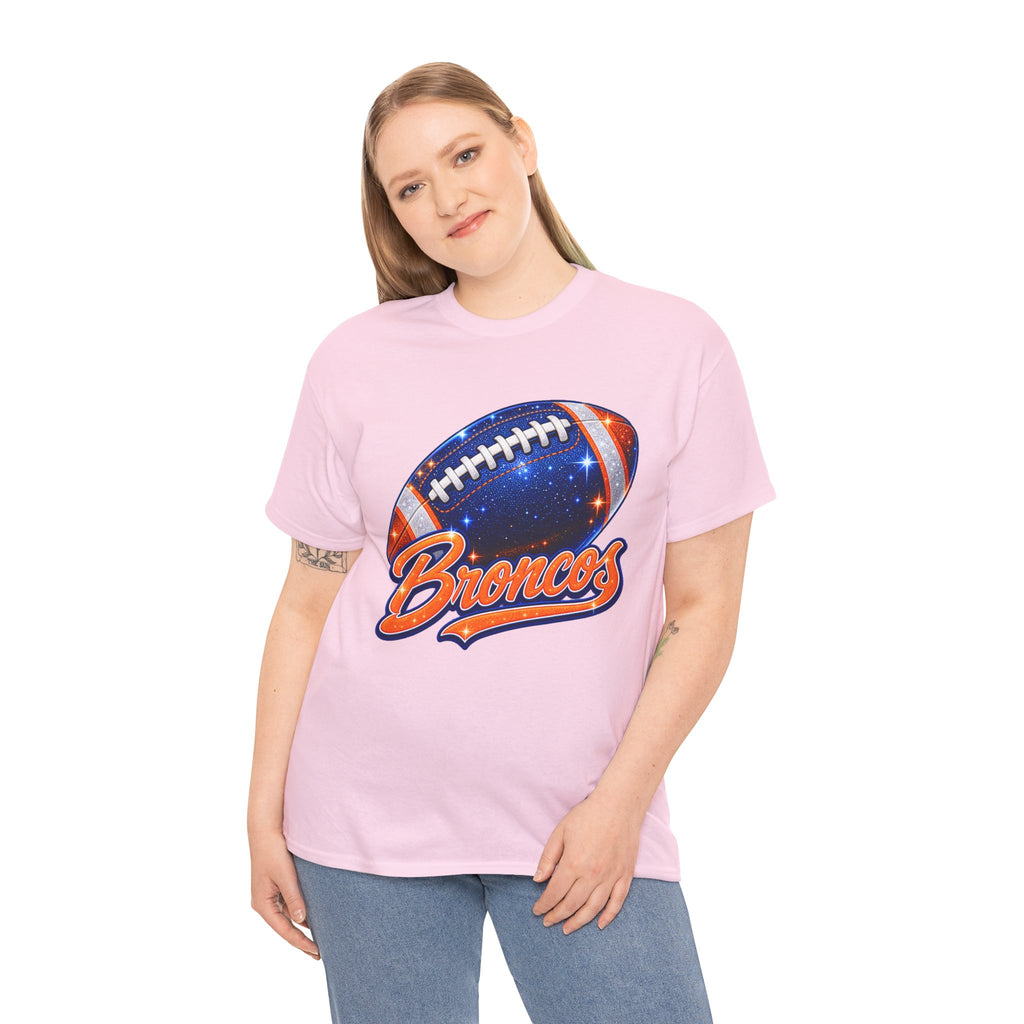 Broncos Football T-Shirt — Galaxy Football Graphic Tee