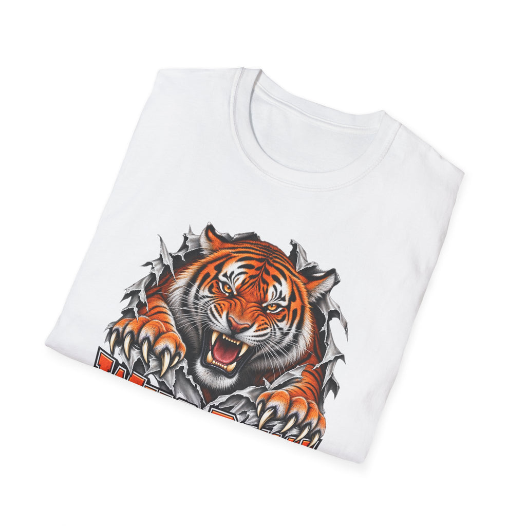 Tiger Graphic T-Shirt — "Who Dey!" Fierce Roaring Design