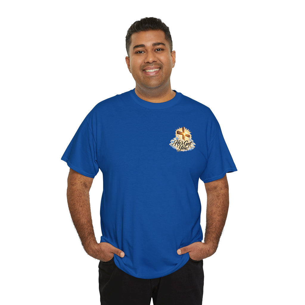 Don't Overthink It He's Got You Tee — Christian Cross Inspirational T‑Shirt