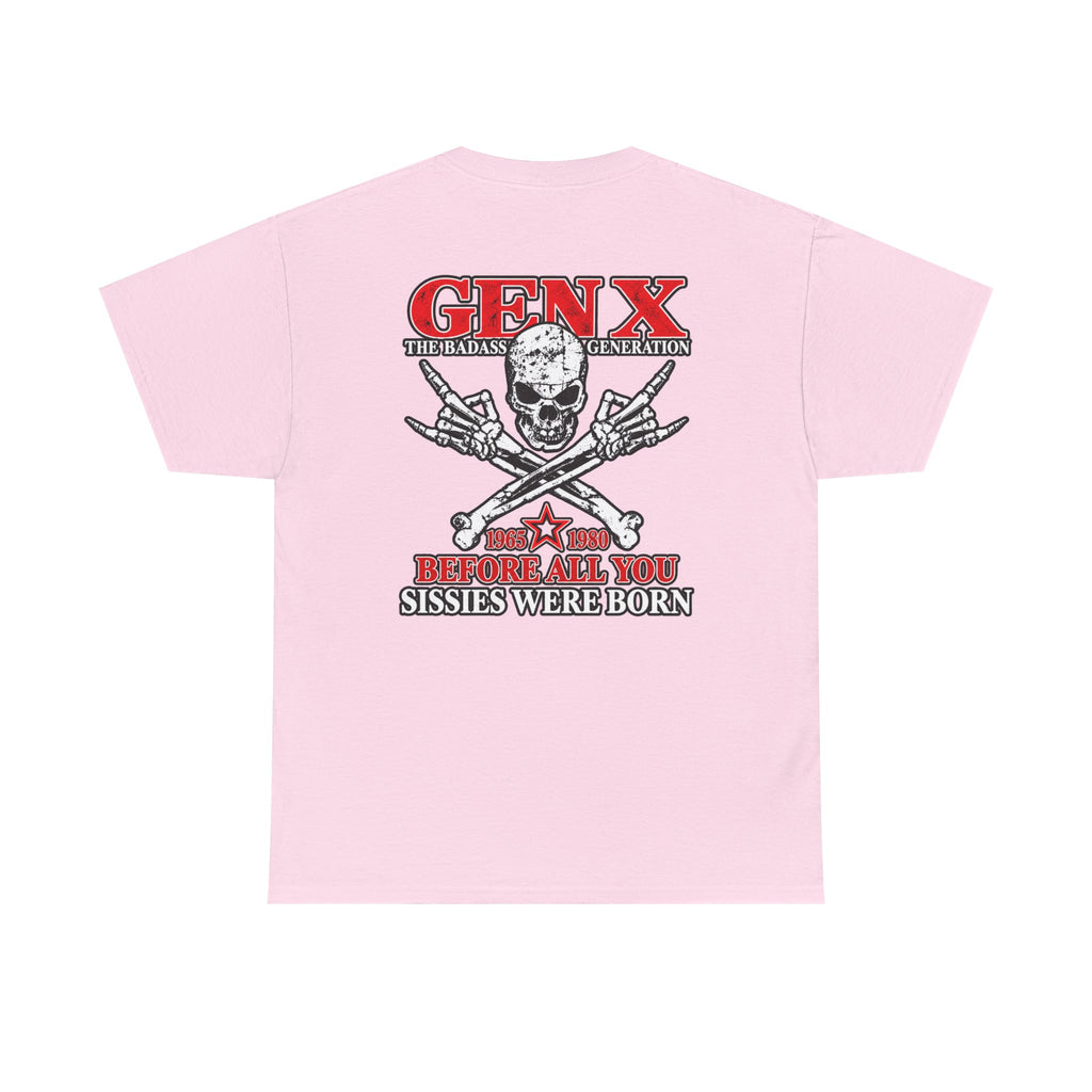 Gen X T‑Shirt — "The Badass Generation" Skull & Crossbones Retro Tee