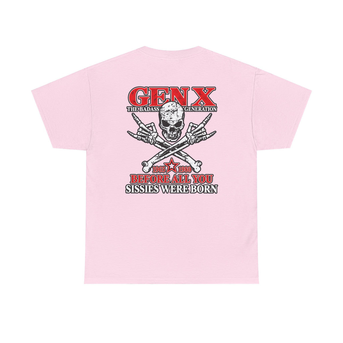 Gen X T‑Shirt — "The Badass Generation" Skull & Crossbones Retro Tee