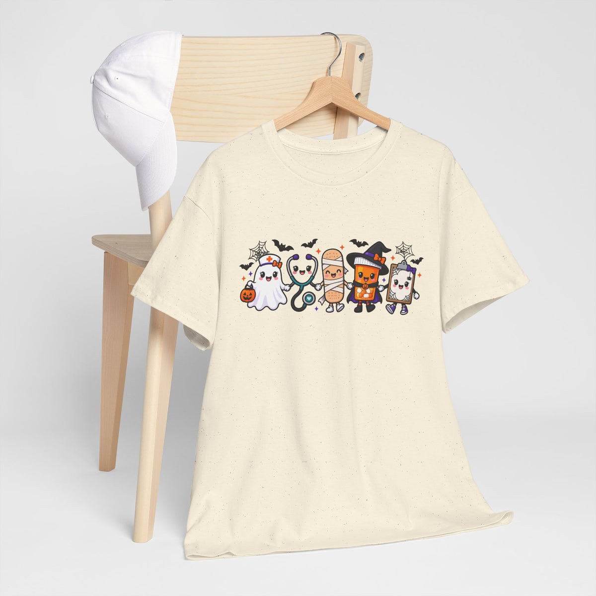Halloween Candy Characters Tee — Cute Trick-or-Treat Ghosts & Candy Corn Shirt