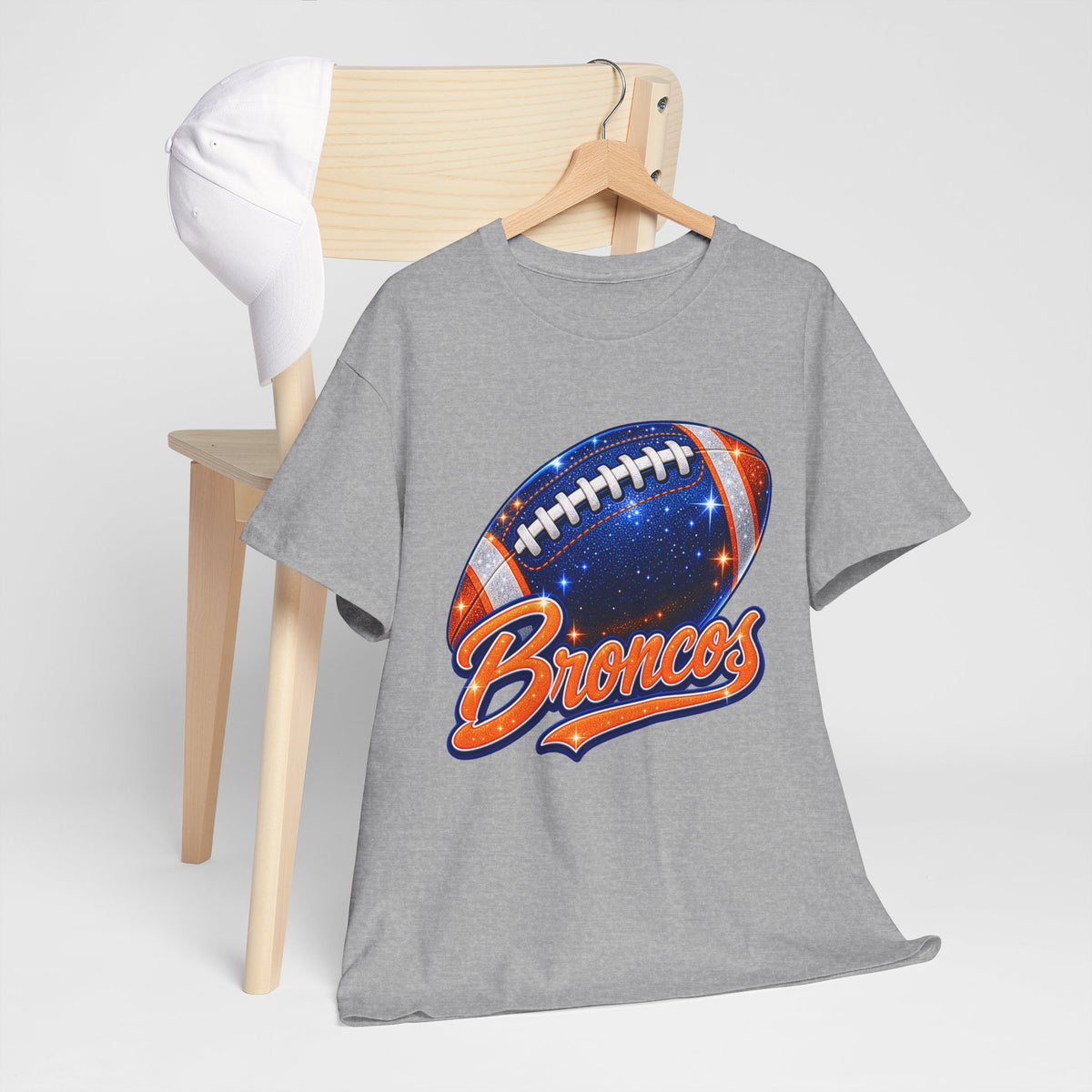 Broncos Football T-Shirt — Galaxy Football Graphic Tee