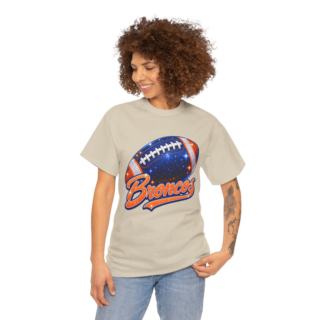 Broncos Football T-Shirt — Galaxy Football Graphic Tee