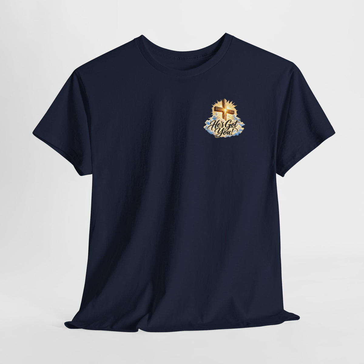 Don't Overthink It He's Got You Tee — Christian Cross Inspirational T‑Shirt