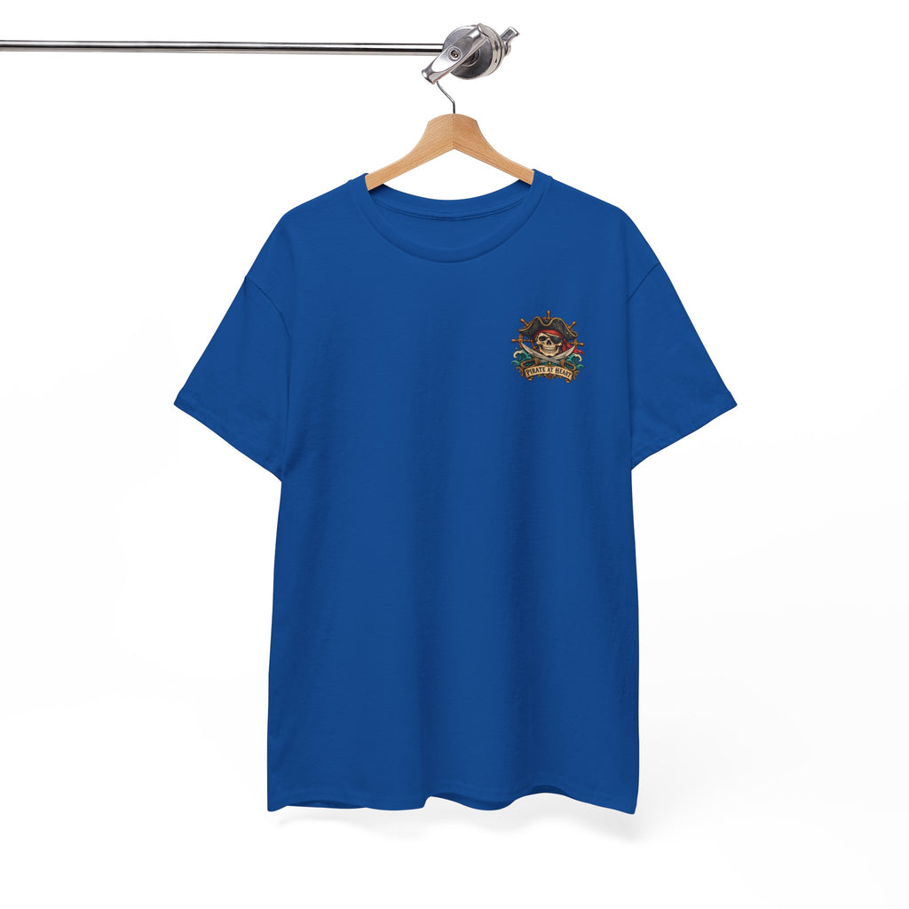 Pirate Skull Tee — "I Was a Pirate" Nautical Skull, Water • Alcohol • Booty • Boats Graphic T‑Shirt