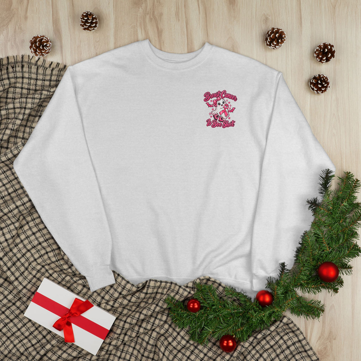 Breast Cancer Awareness Crewneck Sweatshirt – "In October We Wear Pink"