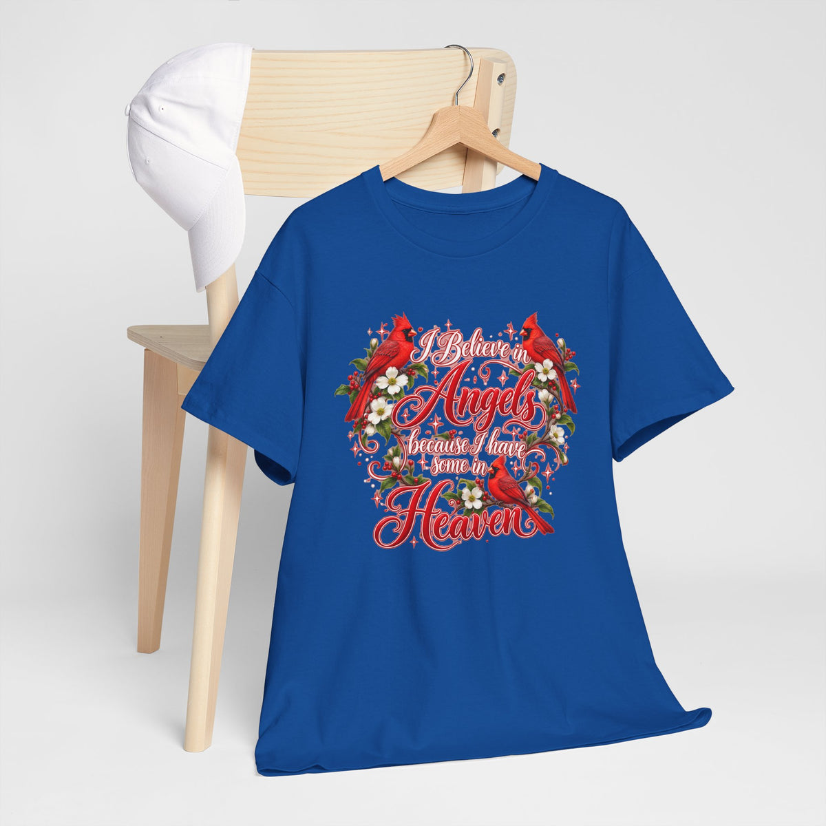 Angels from Heaven Cardinal Christmas T-Shirt