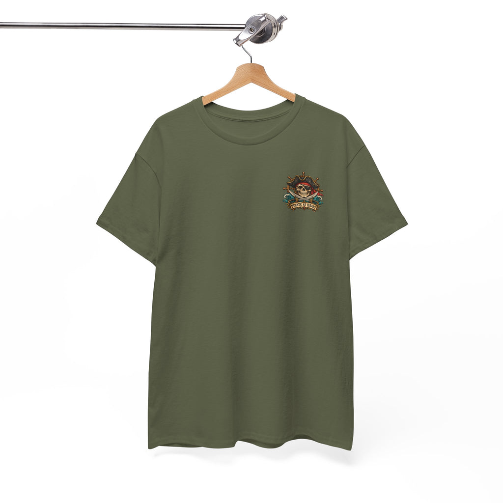Pirate Skull Tee — "I Was a Pirate" Nautical Skull, Water • Alcohol • Booty • Boats Graphic T‑Shirt
