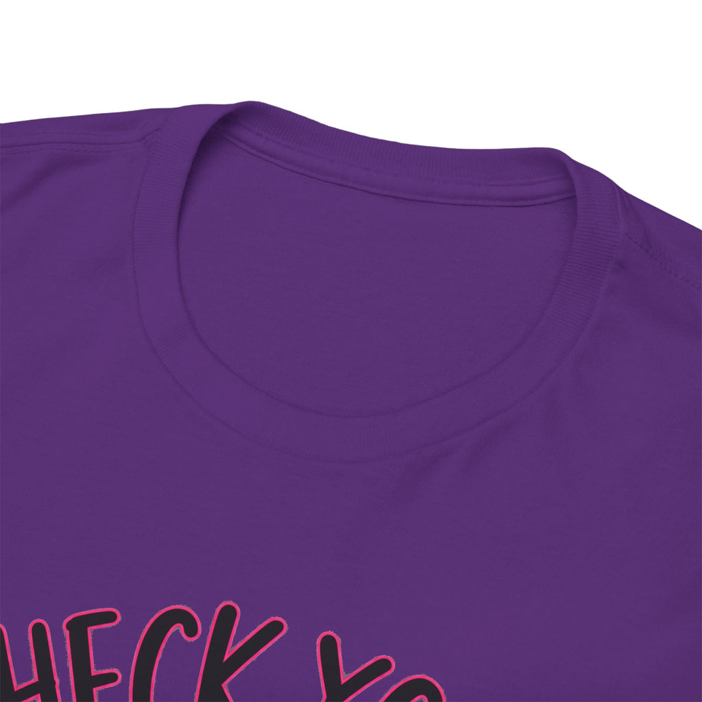 Breast Cancer Awareness T-Shirt — "Check Your Pumpkins for Lumps" Pink Ribbon Tee