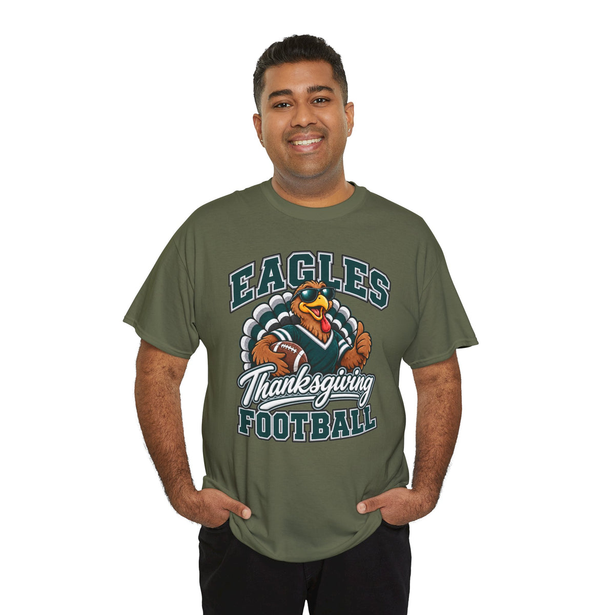 Eagles Thanksgiving Football Tee