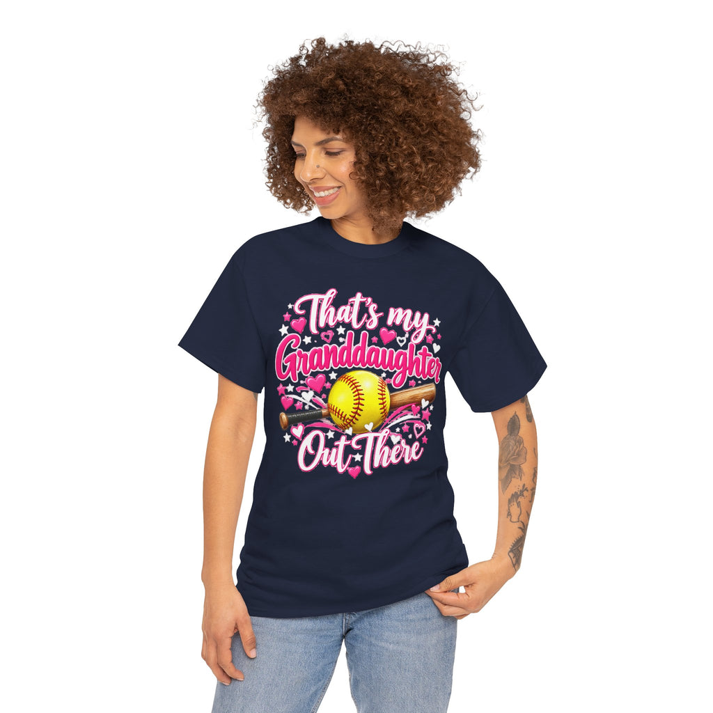 That’s My Granddaughter Out There Softball Grandma T-Shirt