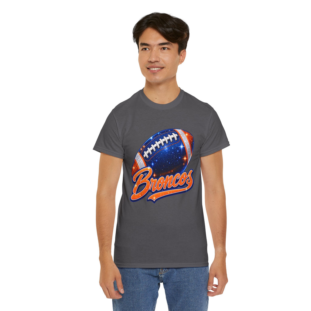 Broncos Football T-Shirt — Galaxy Football Graphic Tee