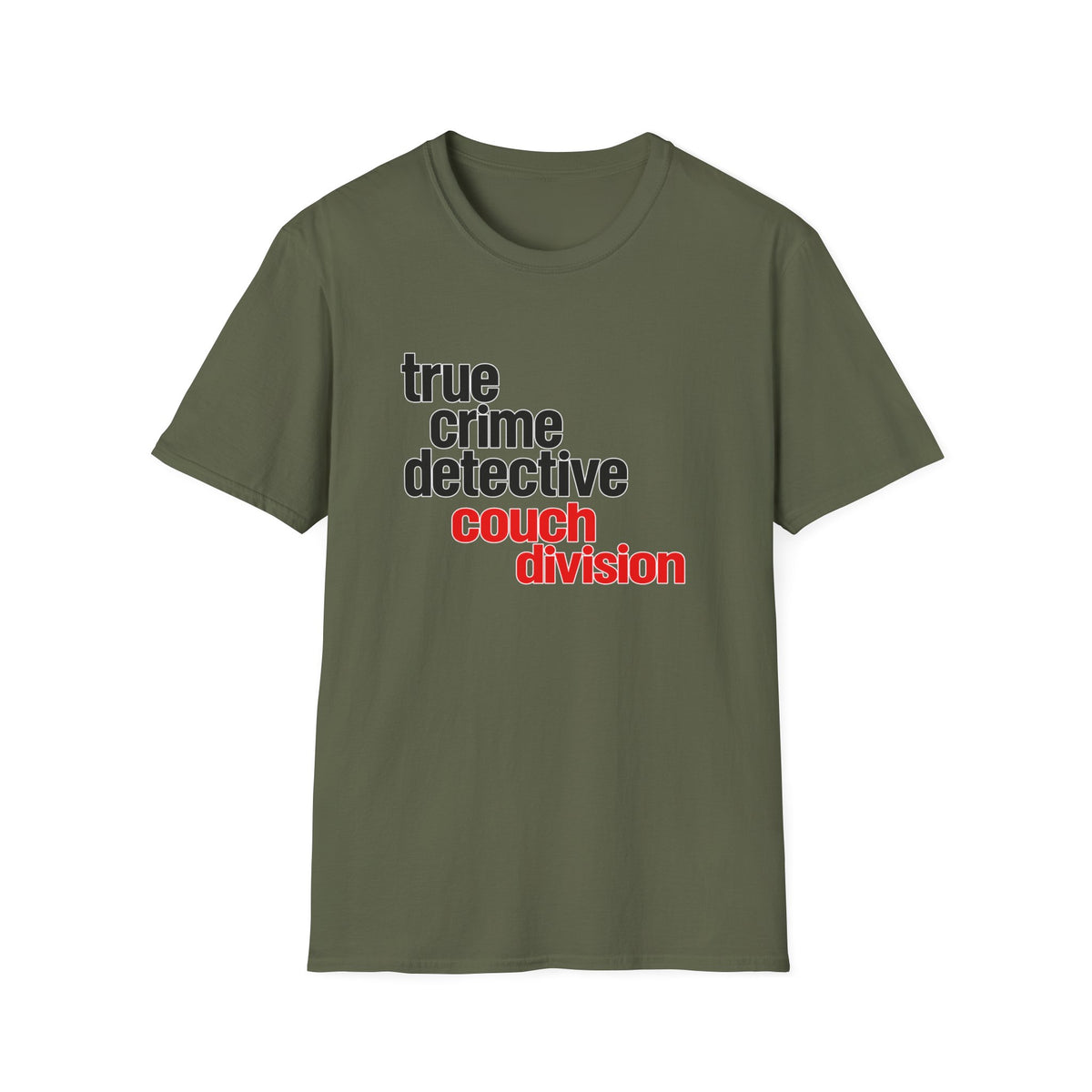 True Crime Detective Couch Division T-Shirt