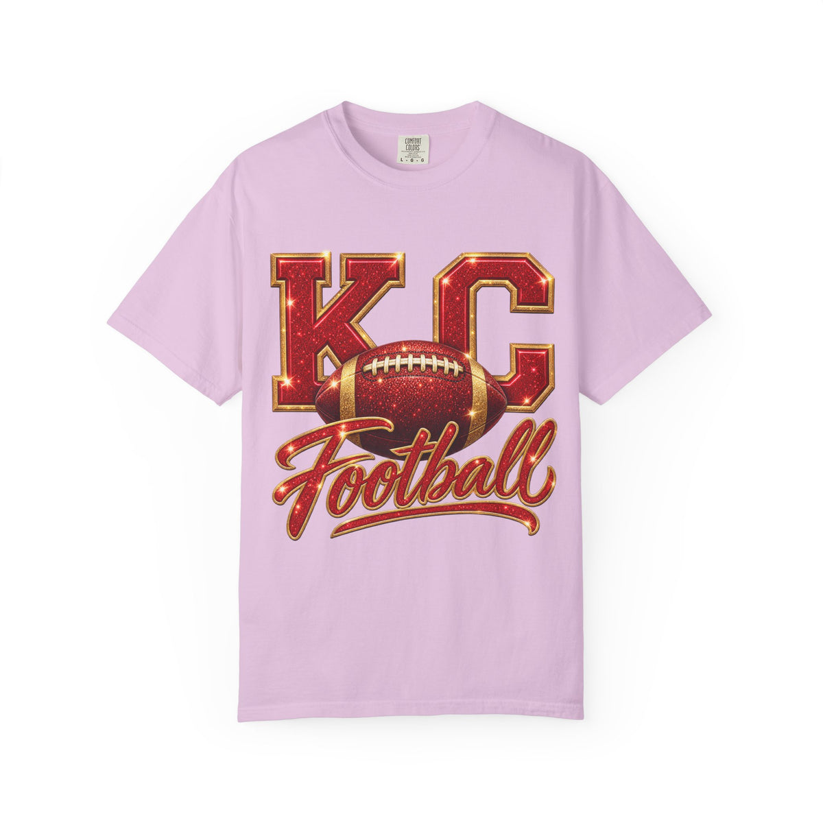 KC Football T-Shirt — Vintage Marquee Logo Tee for Kansas City Fans