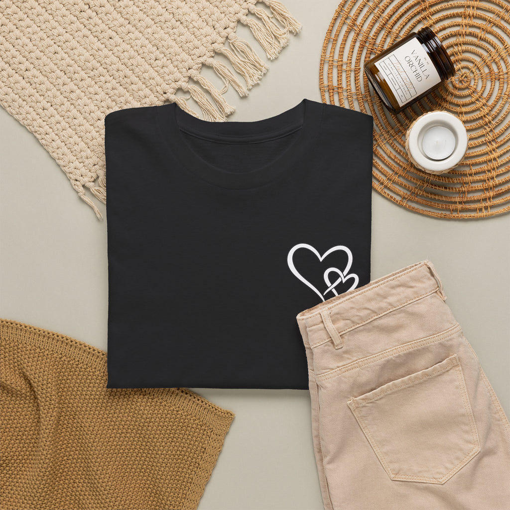 Inspirational Heart T-Shirt – "To the Person Behind Me: You Are Amazing, Beautiful and Enough" Motivational Tee