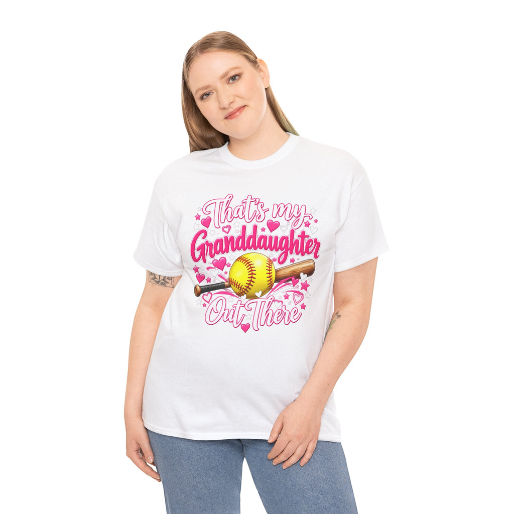 That’s My Granddaughter Out There Softball Grandma T-Shirt