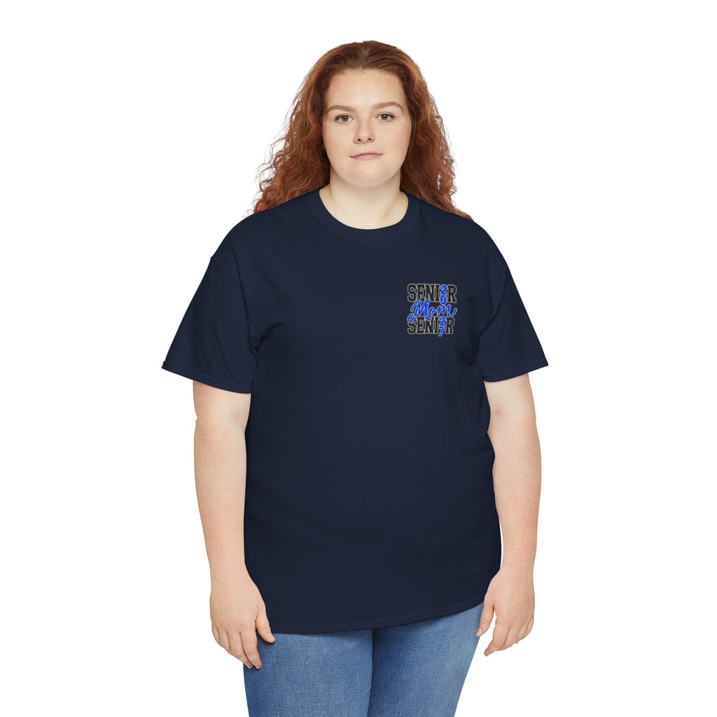 Senior Mom 2027 T-Shirt — Back Print Proud Senior Parent Tee