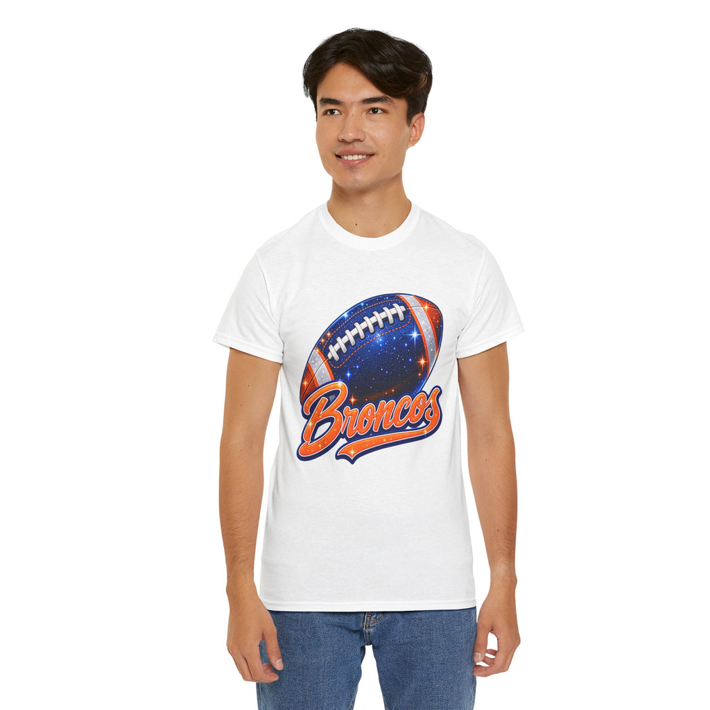 Broncos Football T-Shirt — Galaxy Football Graphic Tee
