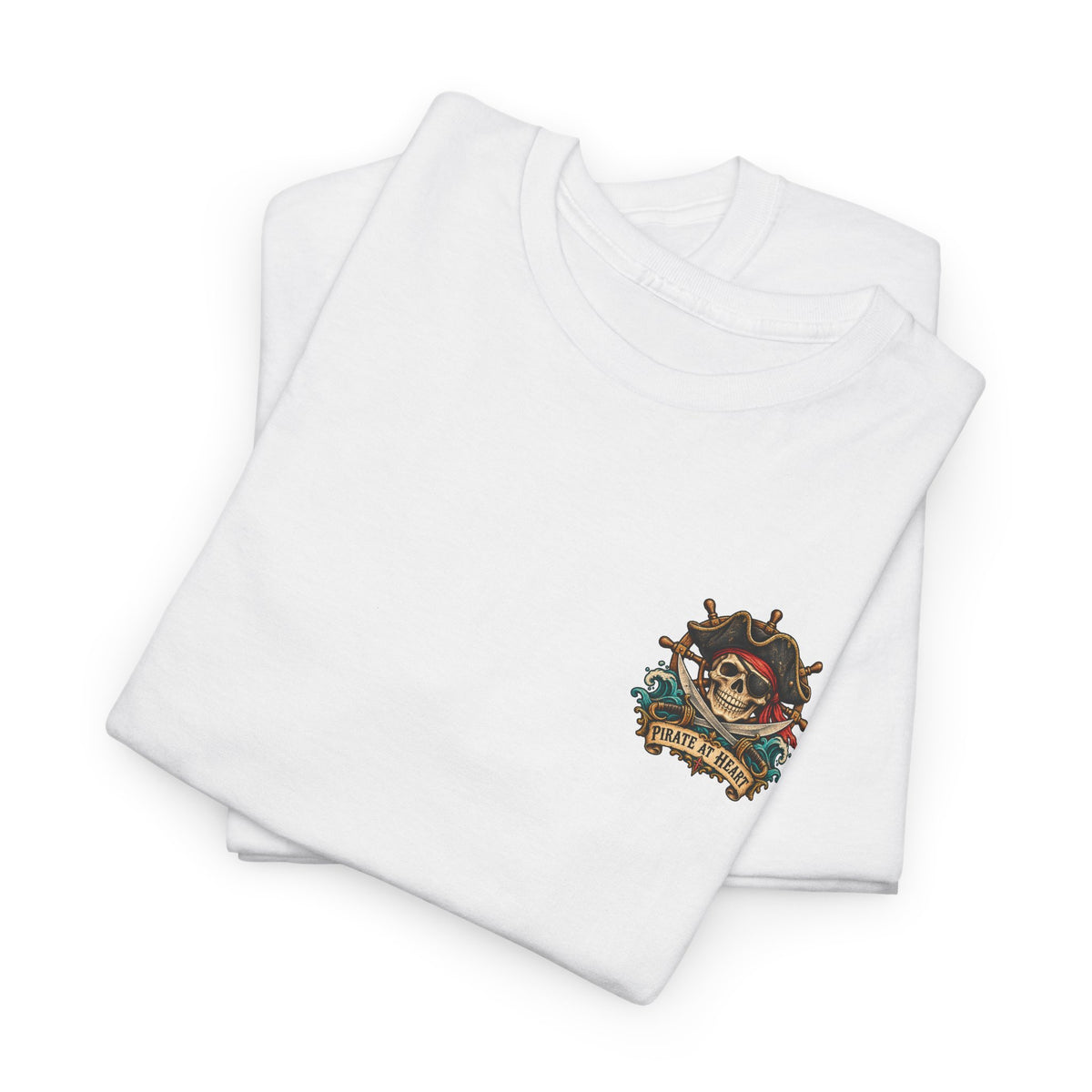 Pirate Skull Tee — "I Was a Pirate" Nautical Skull, Water • Alcohol • Booty • Boats Graphic T‑Shirt