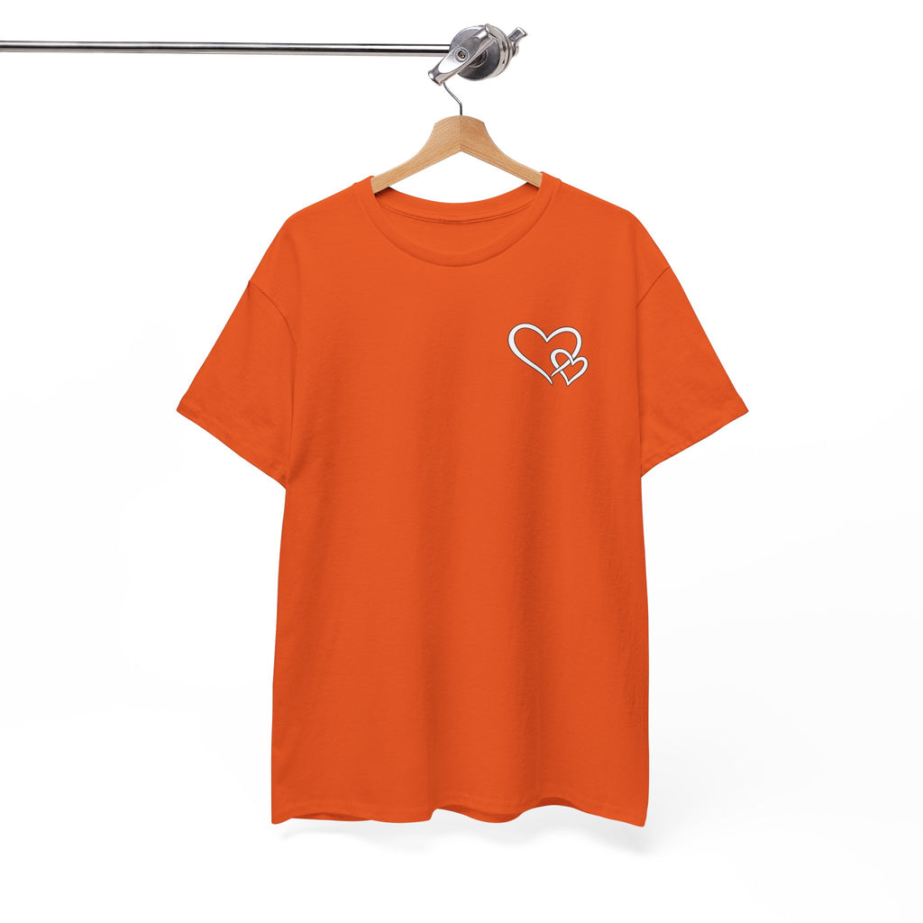 Inspirational Heart T-Shirt – "To the Person Behind Me: You Are Amazing, Beautiful and Enough" Motivational Tee