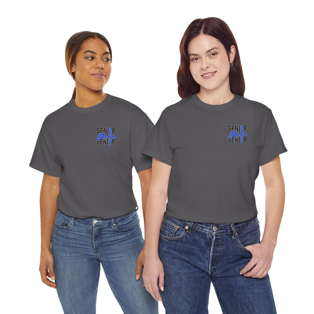 Senior Mom 2027 T-Shirt — Back Print Proud Senior Parent Tee