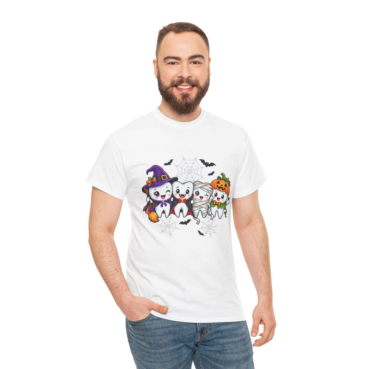 Halloween Teeth T-Shirt | Cute Dental Costume Graphic