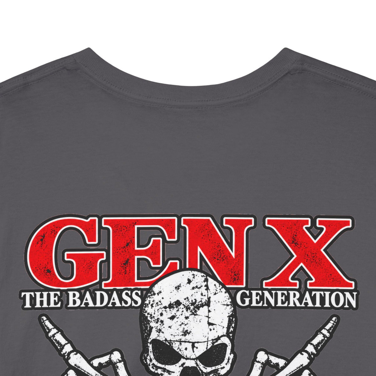 Gen X T‑Shirt — "The Badass Generation" Skull & Crossbones Retro Tee