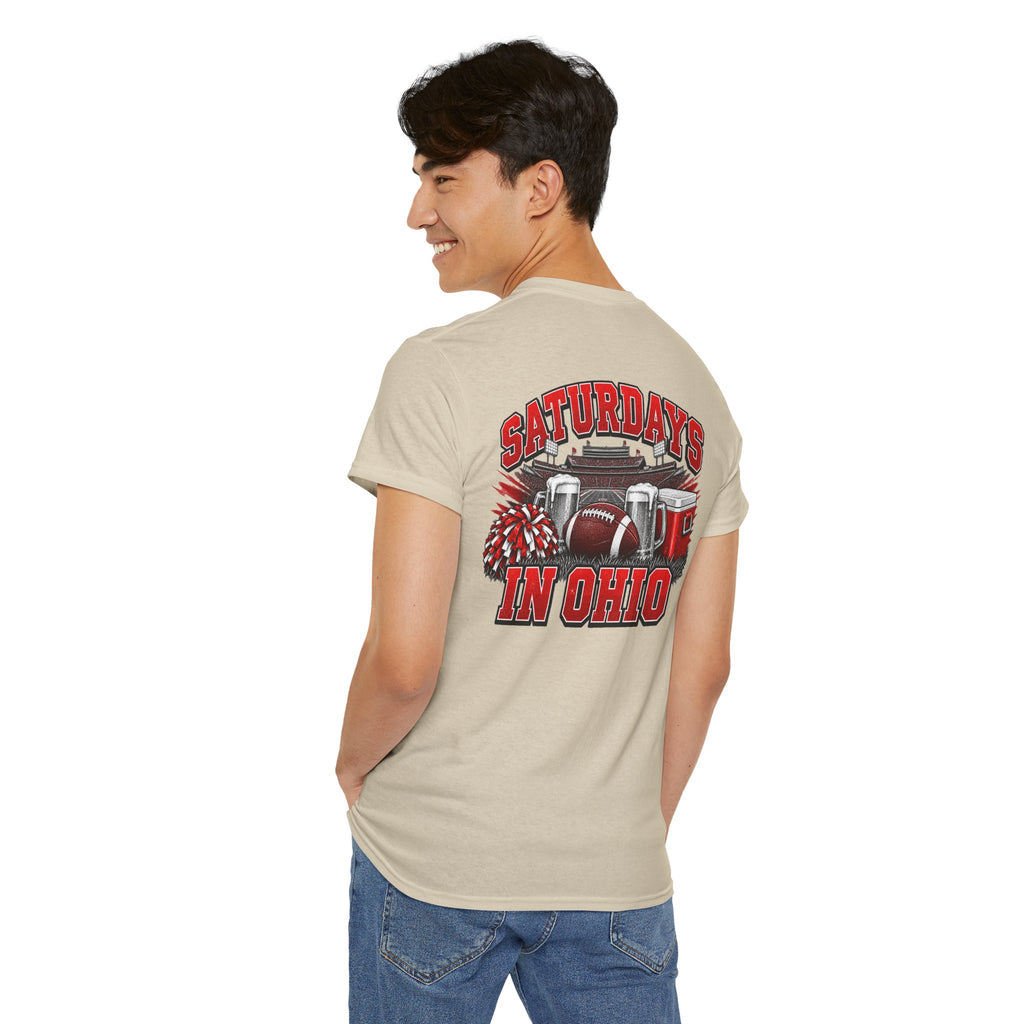 T-Shirt — Saturdays in Ohio Football & Tailgate Tee