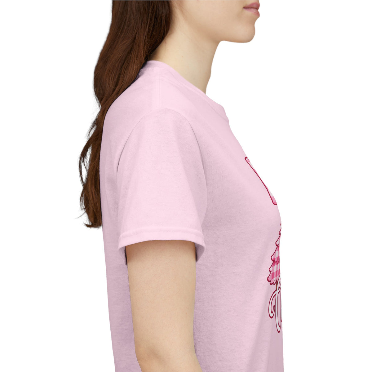 Merry Christmas Pink Christmas Tree T-Shirt