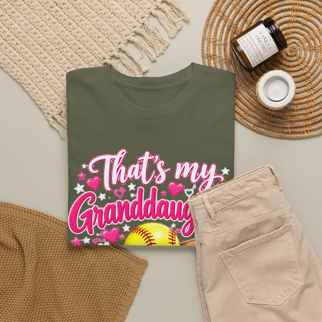 That’s My Granddaughter Out There Softball Grandma T-Shirt