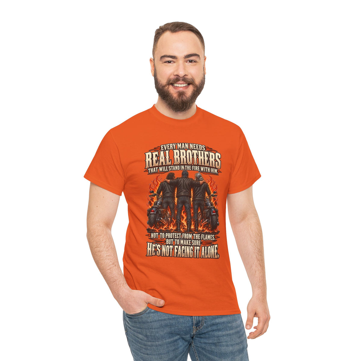 Real Brothers Graphic T-Shirt – Brotherhood and Strength