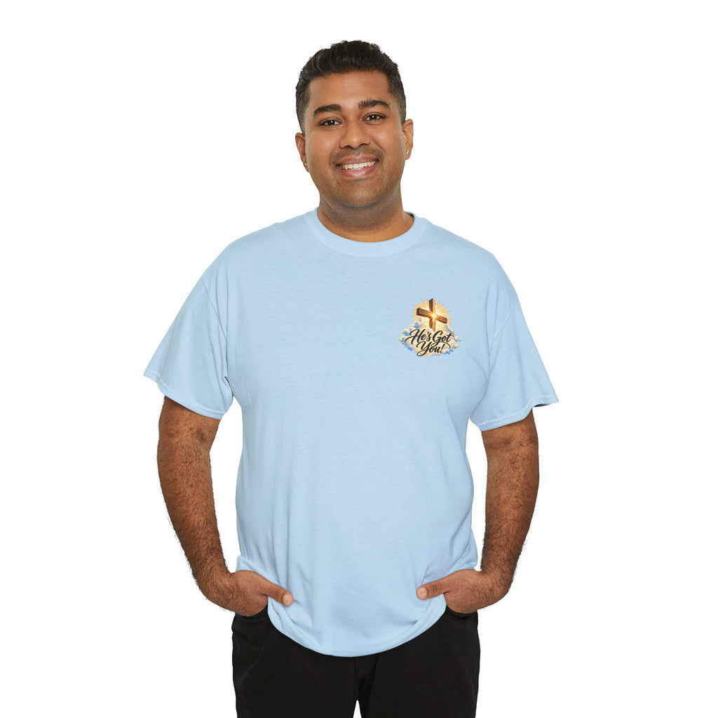 Don't Overthink It He's Got You Tee — Christian Cross Inspirational T‑Shirt