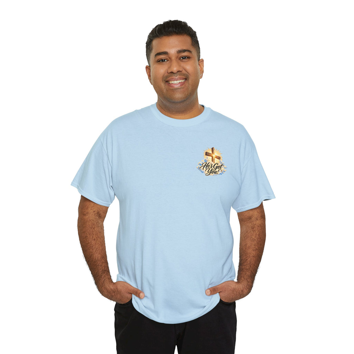Don't Overthink It He's Got You Tee — Christian Cross Inspirational T‑Shirt