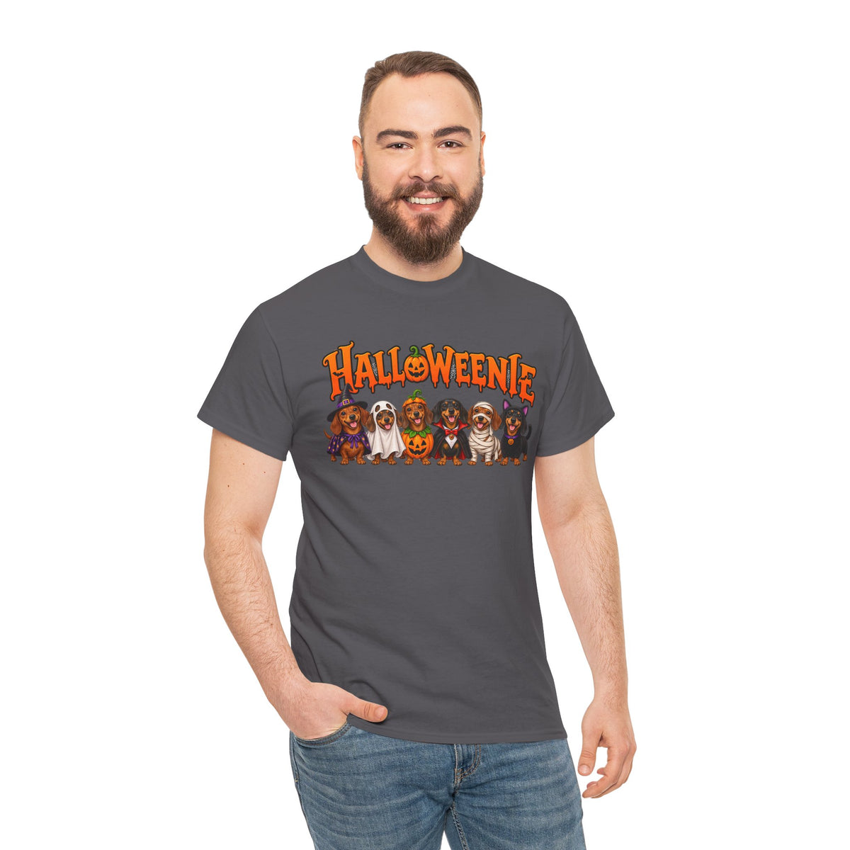 Halloweenie Dachshund T-Shirt | Halloween Dog Graphic