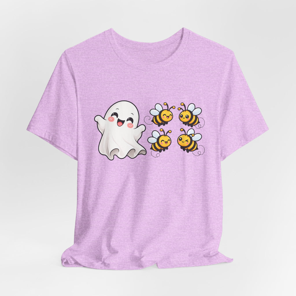 Boo & Bees Halloween Tee – Cute Ghost & Bee Shirt | Spooky Season Must-Have