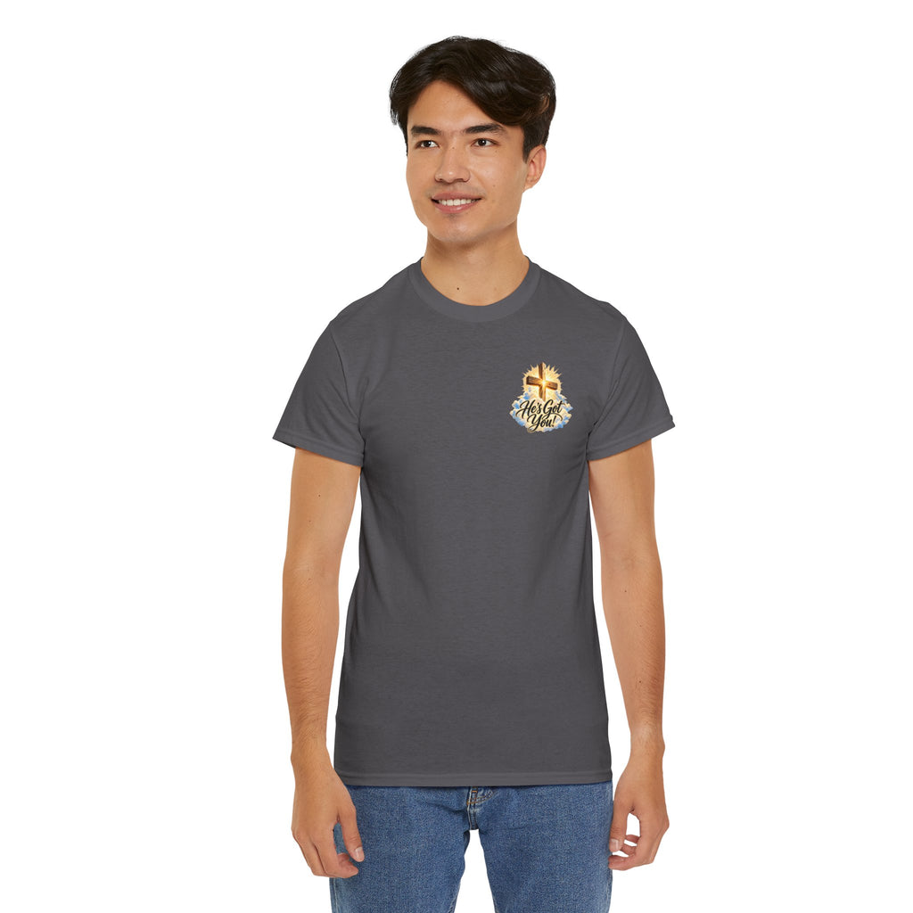 Don't Overthink It He's Got You Tee — Christian Cross Inspirational T‑Shirt