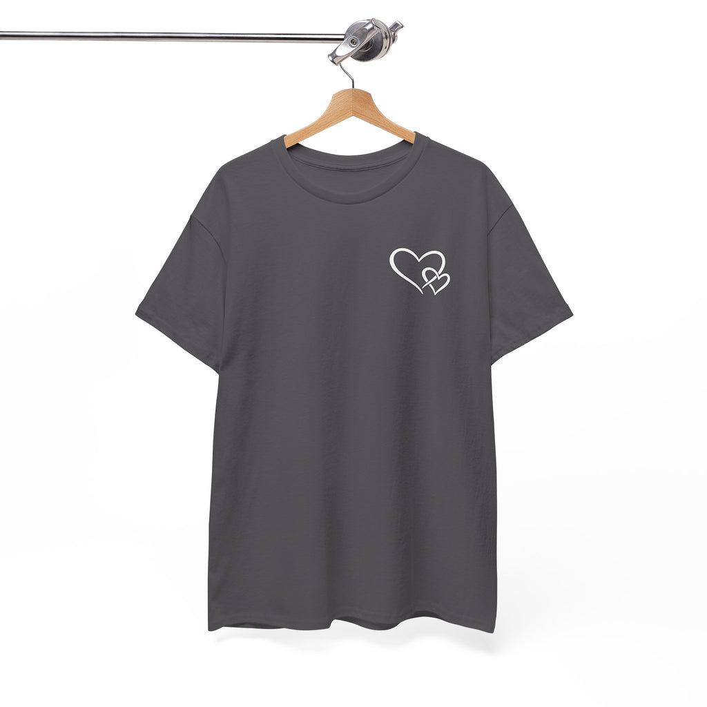Inspirational Heart T-Shirt – "To the Person Behind Me: You Are Amazing, Beautiful and Enough" Motivational Tee