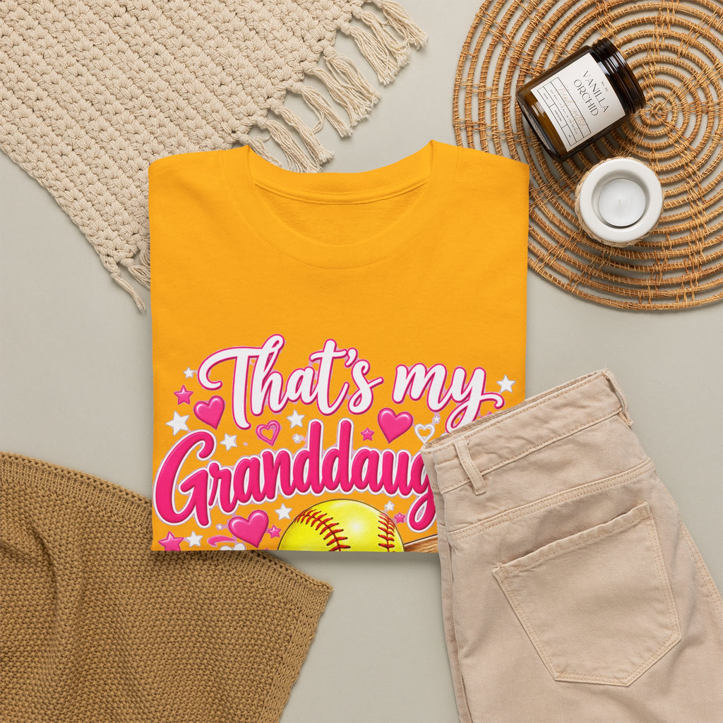 That’s My Granddaughter Out There Softball Grandma T-Shirt