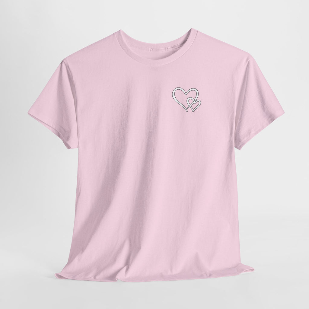Inspirational Heart T-Shirt – "To the Person Behind Me: You Are Amazing, Beautiful and Enough" Motivational Tee