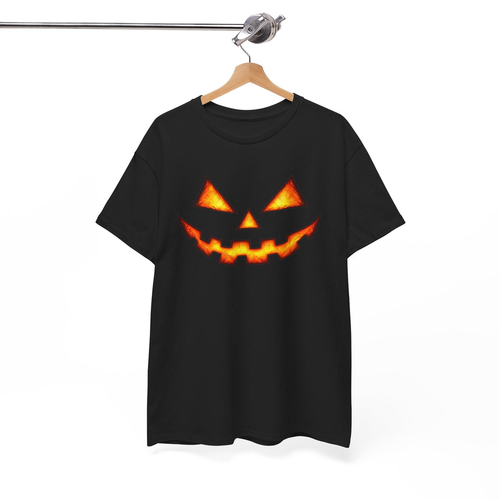 Jack-O'-Lantern Pumpkin Scary Face T-Shirt — Halloween Horror Costume Tee