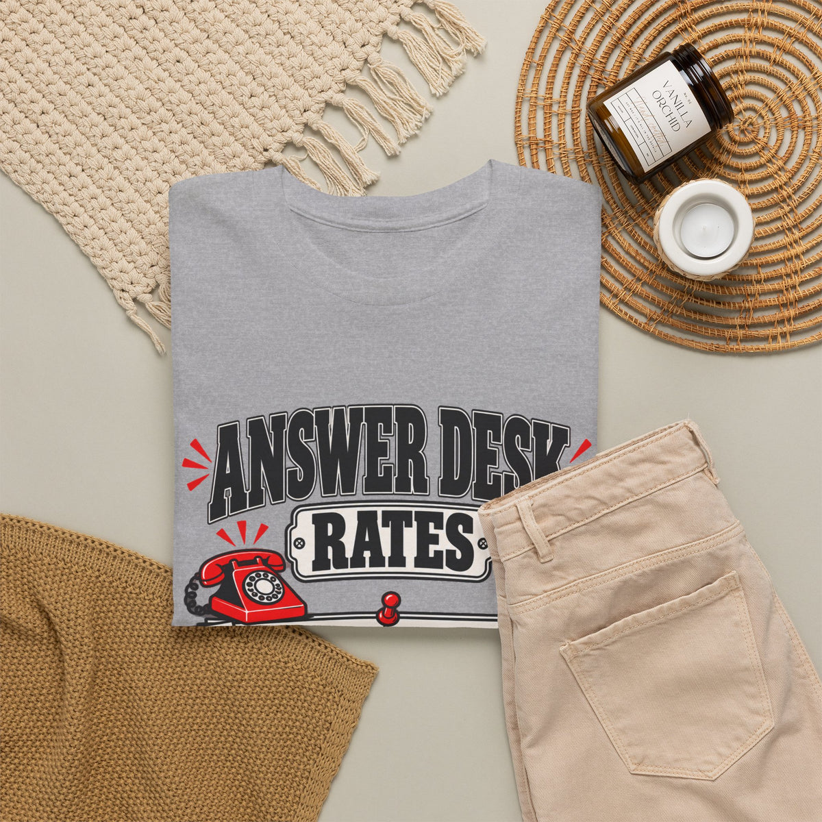 Answer Desk Rates T-Shirt — Funny Help Desk IT Support Tee ("Answer 1.00, Correct Answer 4.00")