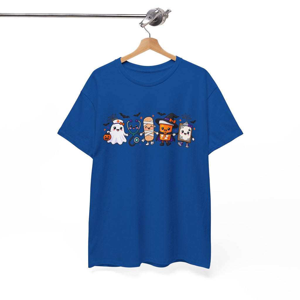 Halloween Candy Characters Tee — Cute Trick-or-Treat Ghosts & Candy Corn Shirt