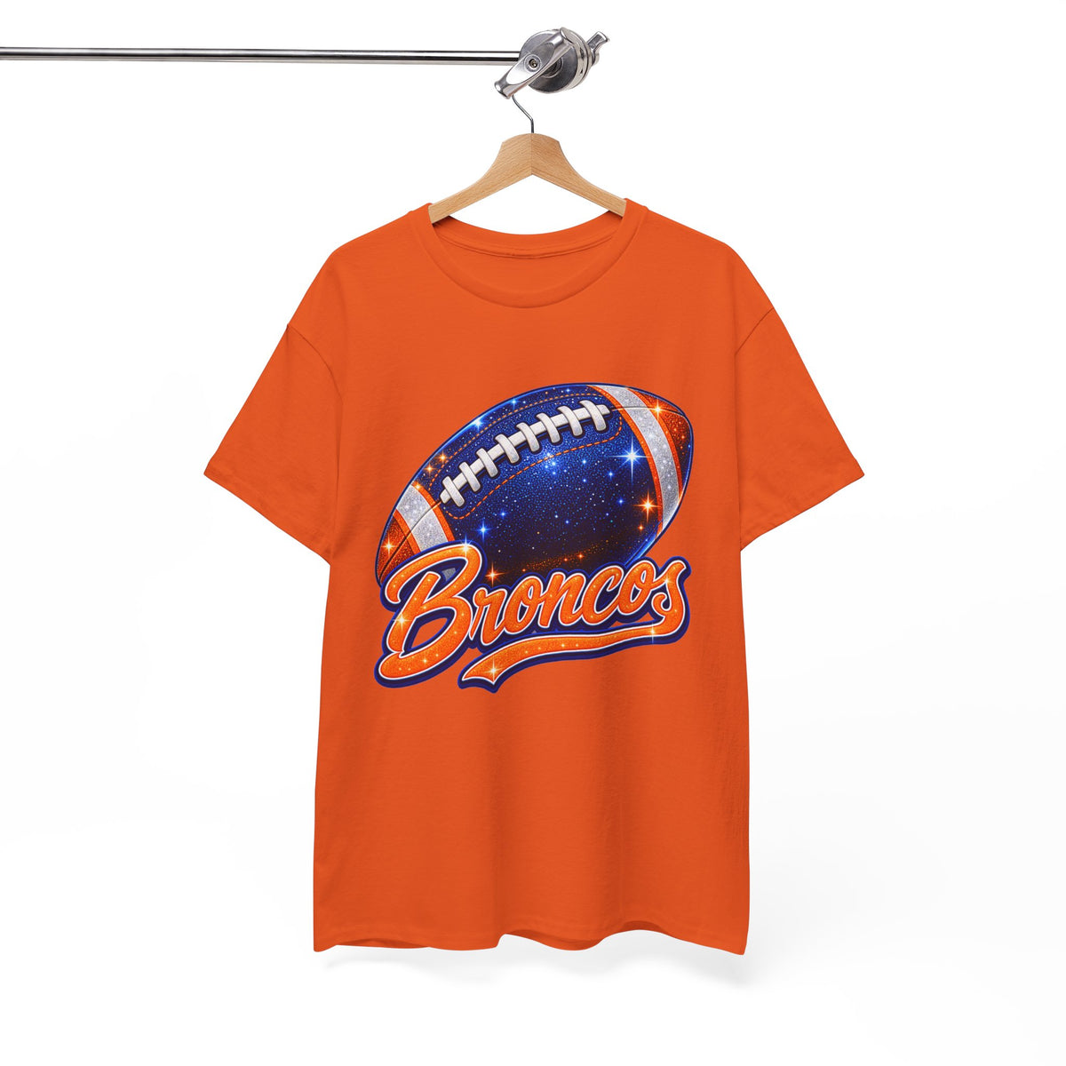Broncos Football T-Shirt — Galaxy Football Graphic Tee