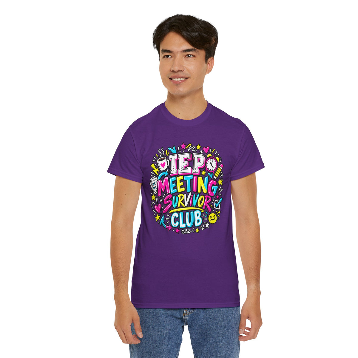 Video Meeting Survivor Club T-Shirt — Funny Remote Work Tee