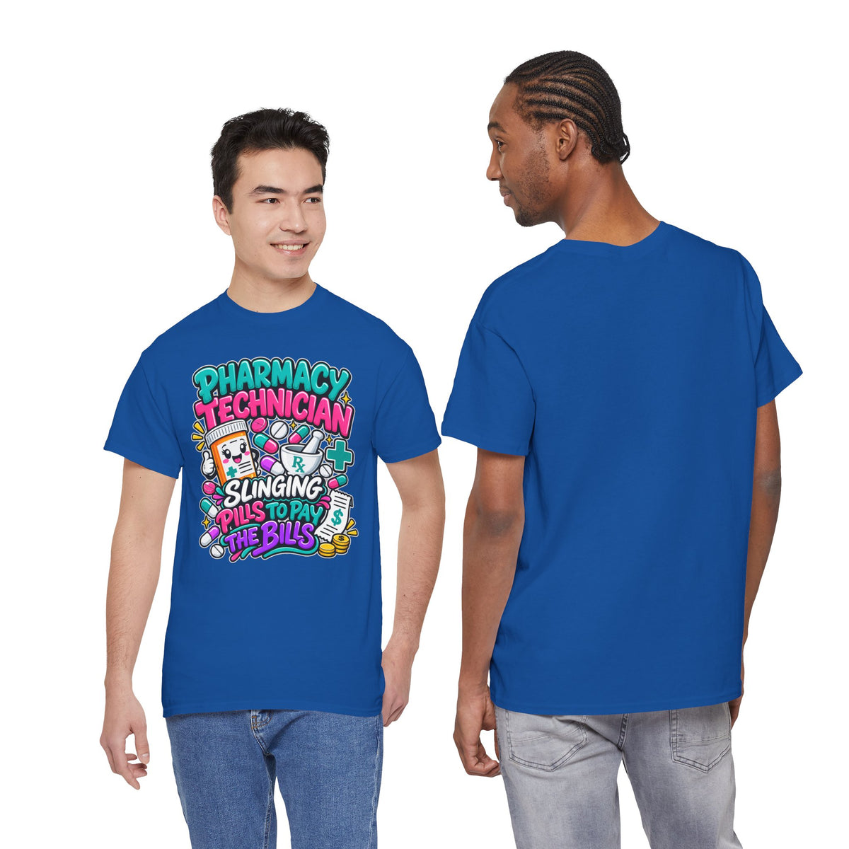 Pharmacy Technician T‑Shirt — "Slinging Pills to Pay the Bills" Graphic Tee