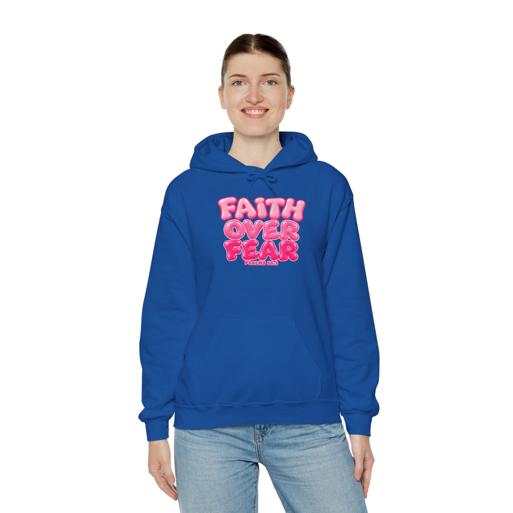 Faith Over Fear Inspirational Hoodie