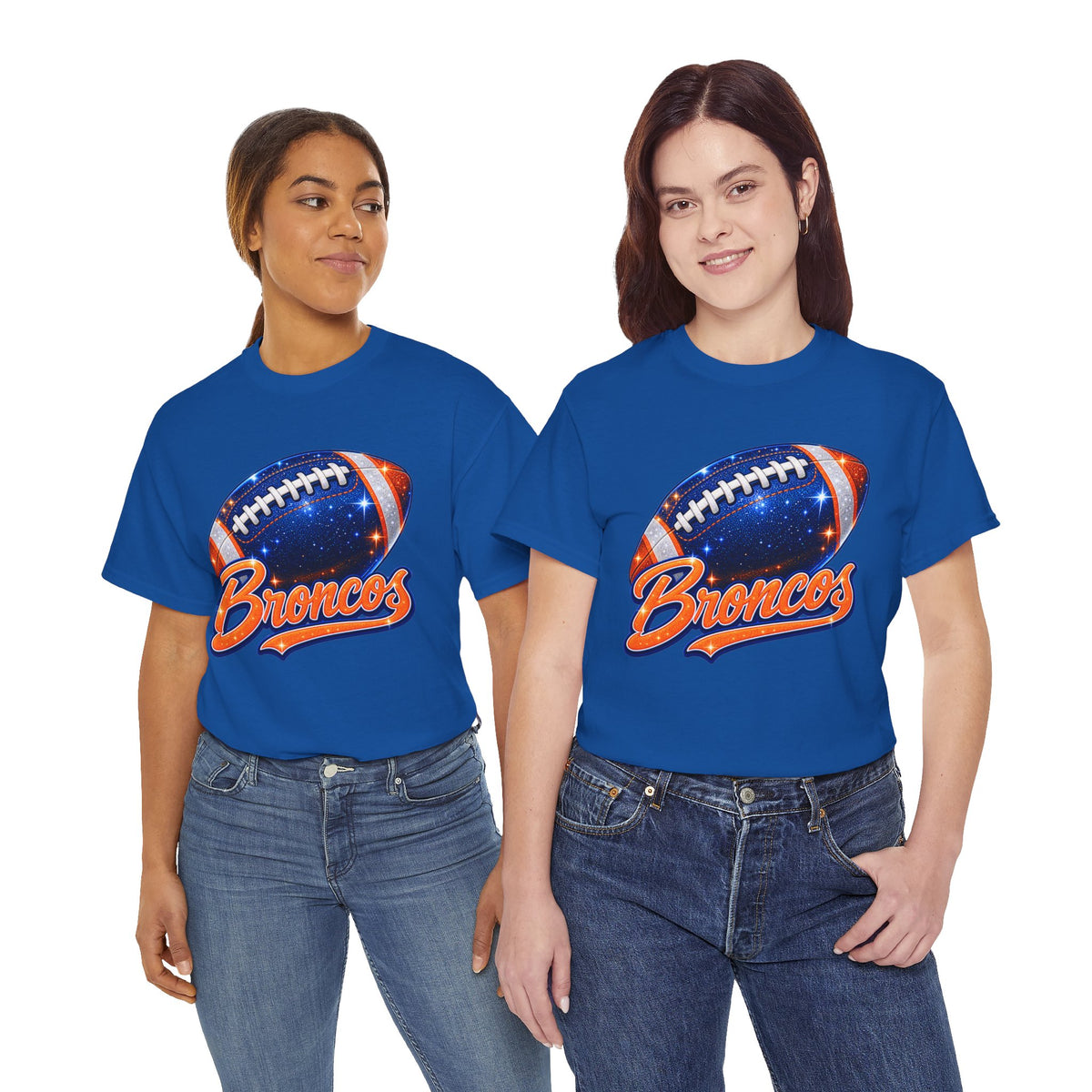 Broncos Football T-Shirt — Galaxy Football Graphic Tee