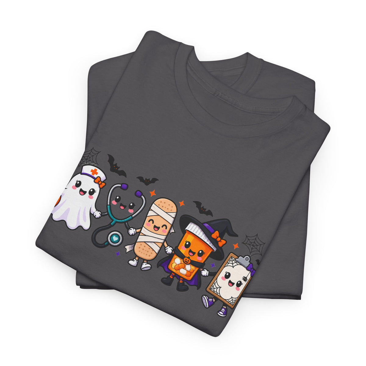 Halloween Candy Characters Tee — Cute Trick-or-Treat Ghosts & Candy Corn Shirt