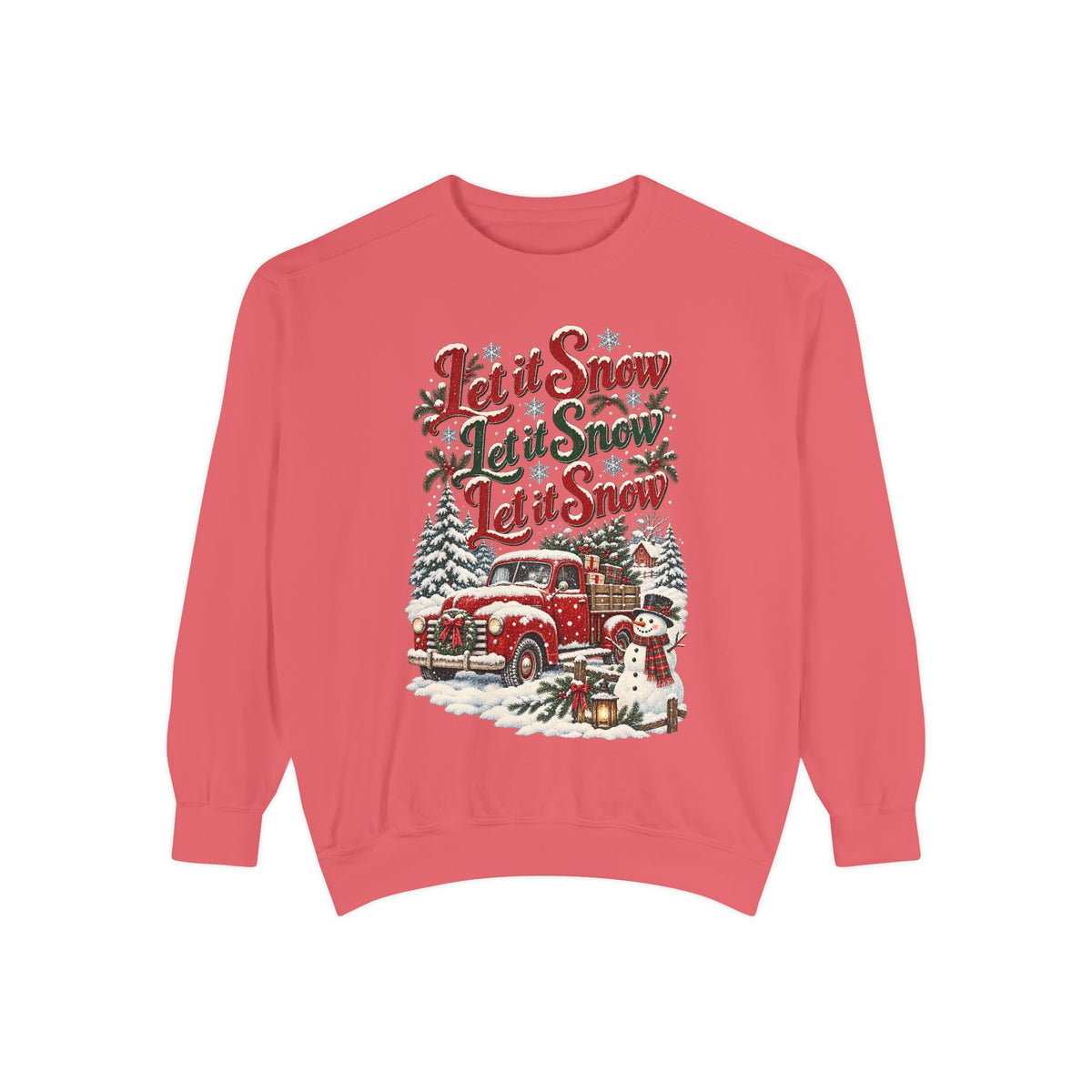 Let It Snow Vintage Truck Sweatshirt